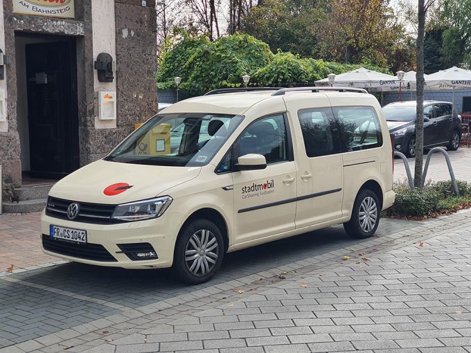 VW Caddy, Breisach Bahnhof